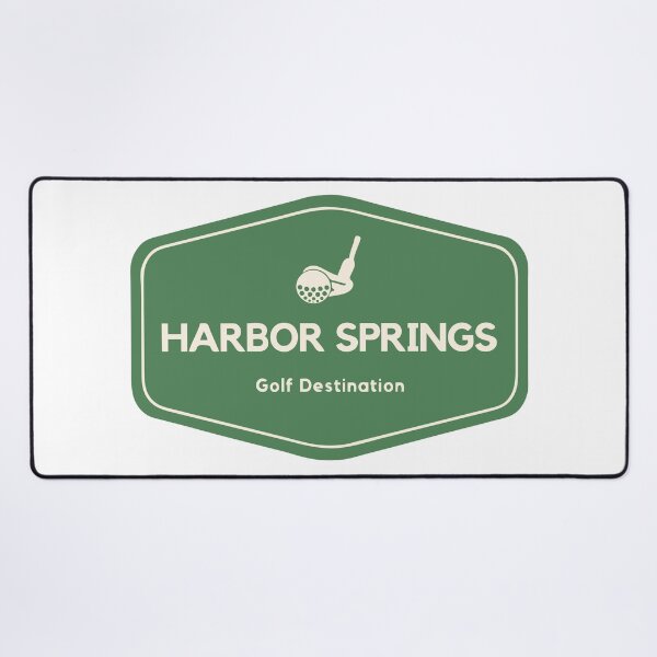 Item preview, Harbor Springs in Michigan - Golf Destination Logo designed and sold by Vintage-TM.