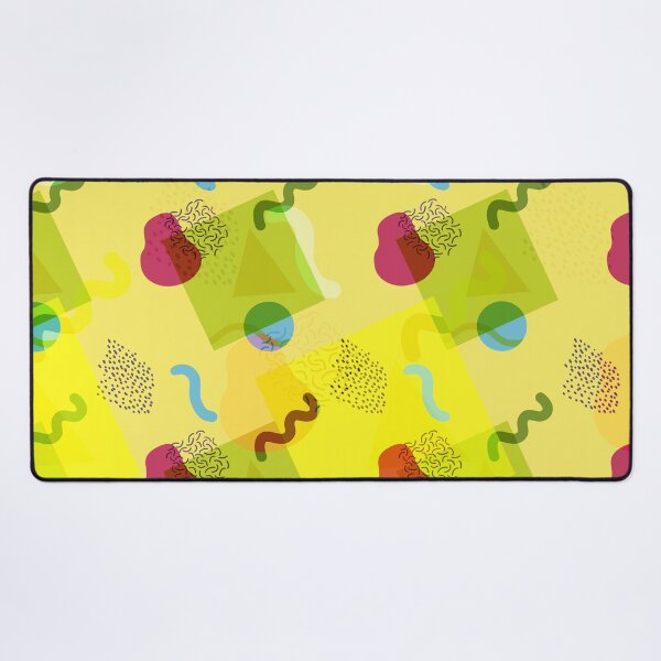 Item preview, Neo Memphis Fun Pattern Yellow designed and sold by SquibbleDesign.