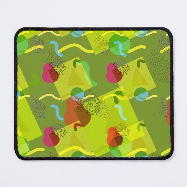 Item preview, Neo Memphis Fun Pattern Green designed and sold by SquibbleDesign.