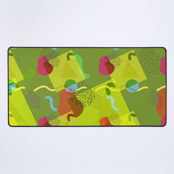 Item preview, Neo Memphis Fun Pattern Green designed and sold by SquibbleDesign.