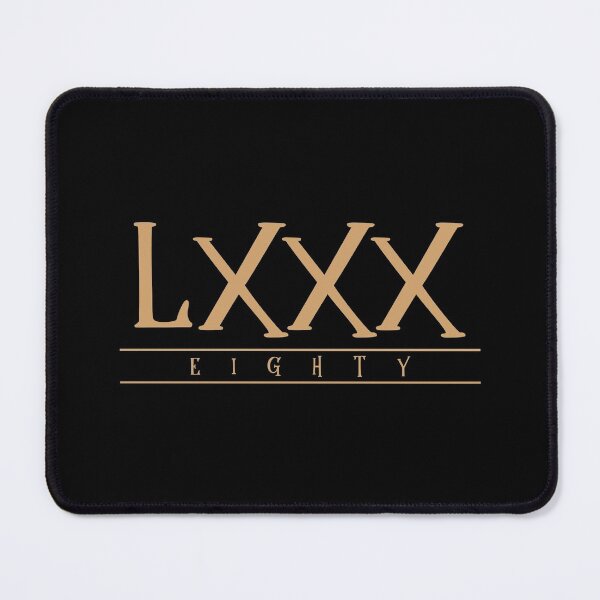 Item preview, LXXX (Eighty) Gold Roman Numerals designed and sold by VicEllisArt.