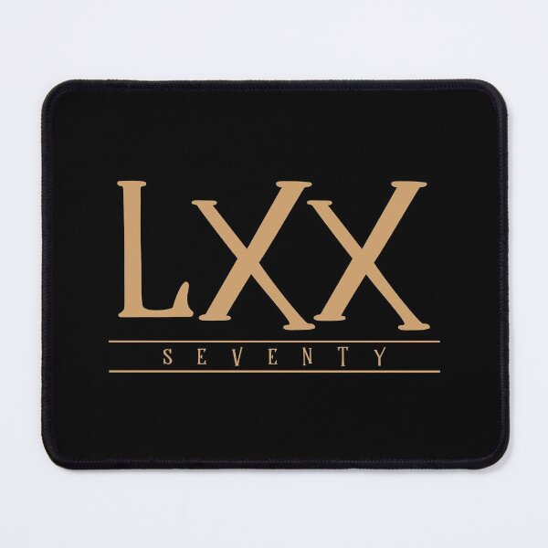 Item preview, LXX (Seventy) Gold Roman Numerals designed and sold by VicEllisArt.