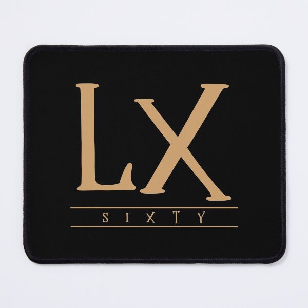Item preview, LX (Sixty) Gold Roman Numerals designed and sold by VicEllisArt.