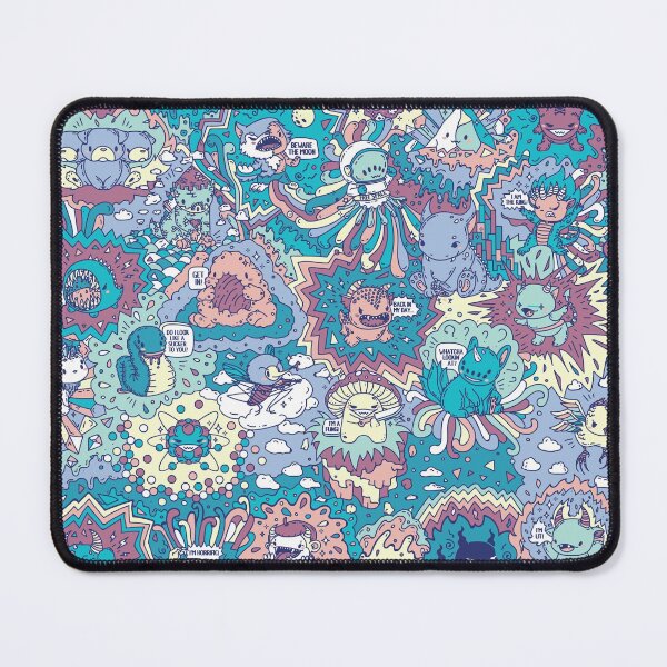 Item preview, Monstrers doodle style pattern, sticker pack and DTG print products designed and sold by SPIRIMAL.