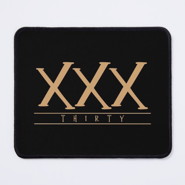Item preview, XXX (Thirty) Gold Roman Numerals designed and sold by VicEllisArt.