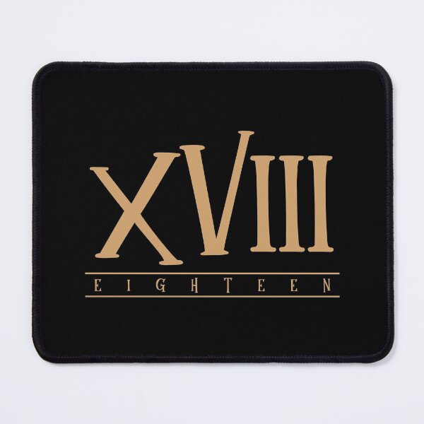 Item preview, XVIII (Eighteen) Gold Roman Numerals designed and sold by VicEllisArt.
