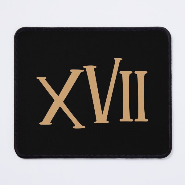 Item preview, XVII Gold Roman Numerals designed and sold by VicEllisArt.