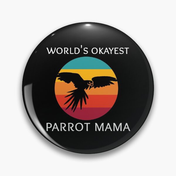 Item preview, World's Okayest Parrot Mama designed and sold by ojdart.