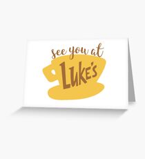 Luke's Diner Greeting Card