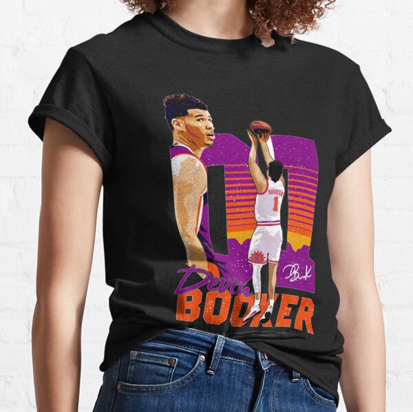 Vintage Gradient Devin Booker Phoenix Suns Basketball Unisex T