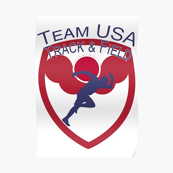 "Track And Field TEAM USA TRACK AND FIELD" Poster by GrisefHulcy