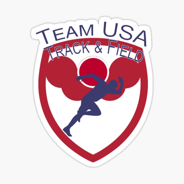 "Track And Field TEAM USA TRACK AND FIELD" Sticker for Sale by