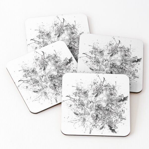 Item preview, Paint splashes in black and white designed and sold by Anteia.