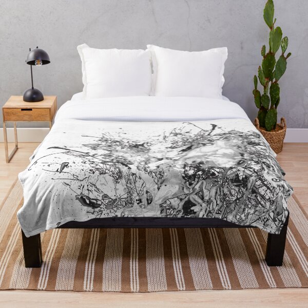 Item preview, Paint splashes in black and white designed and sold by Anteia.