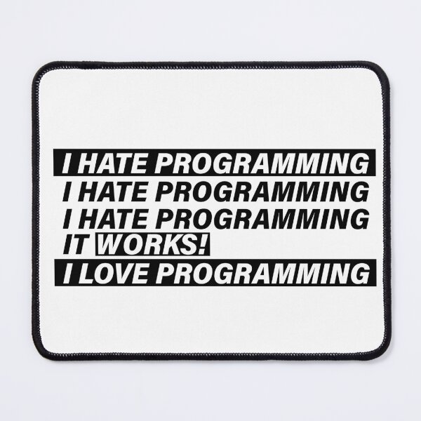 Item preview, I LOVE PROGRAMMING designed and sold by Nuqta.