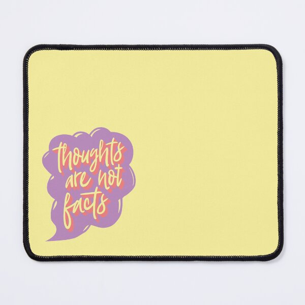 Item preview, Thoughts are not facts | Mindful colorful typography 02 designed and sold by MamSelle.