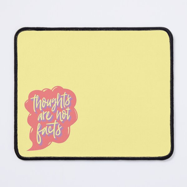 Item preview, Thoughts are not facts | Mindful colorful typography 01 designed and sold by MamSelle.