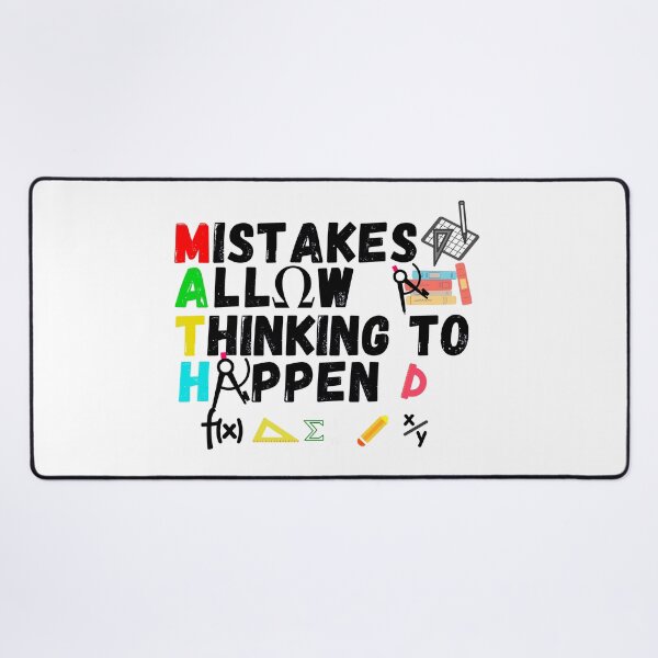 Item preview, mistakes allow thinking to happen designed and sold by ronaldsonou.
