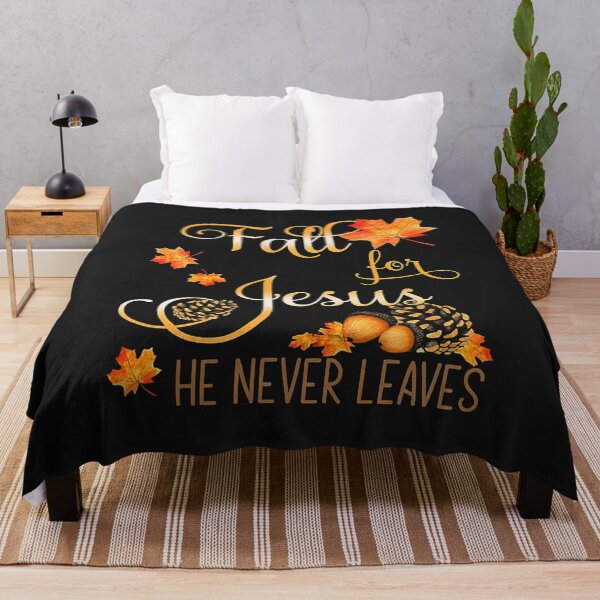 Item preview, Fall For Jesus He Never Leaves Autumn Christian Prayers designed and sold by EdwardJamesLyon.