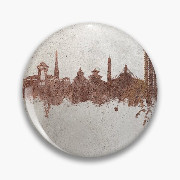 Item preview, Kathmandu Nepal Skyline designed and sold by ArtPrints.