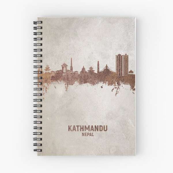 Item preview, Kathmandu Nepal Skyline designed and sold by ArtPrints.