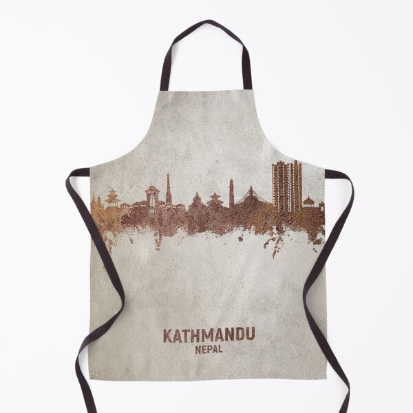 Item preview, Kathmandu Nepal Skyline designed and sold by ArtPrints.