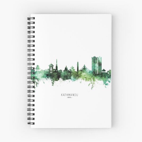 Item preview, Kathmandu Nepal Skyline designed and sold by ArtPrints.