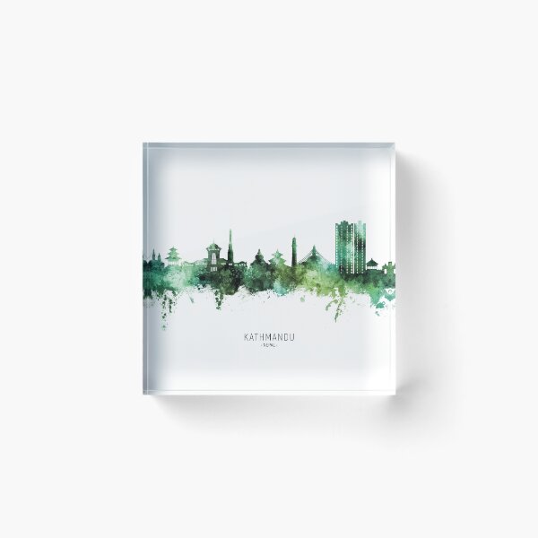Item preview, Kathmandu Nepal Skyline designed and sold by ArtPrints.