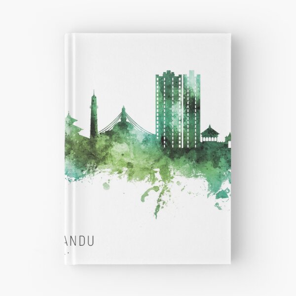 Artikelvorschau, Kathmandu Nepal Skyline entworfen und verkauft von ArtPrints.