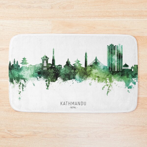 Item preview, Kathmandu Nepal Skyline designed and sold by ArtPrints.