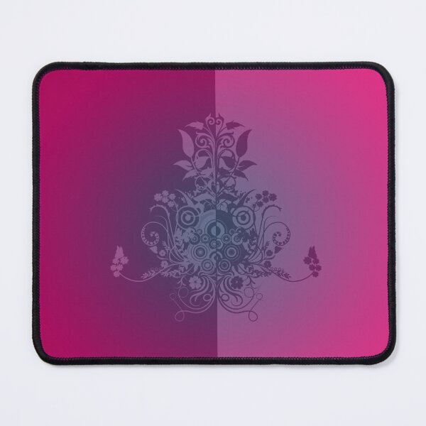Item preview, Pink blue vivid gradient floral swirly designed and sold by Anteia.