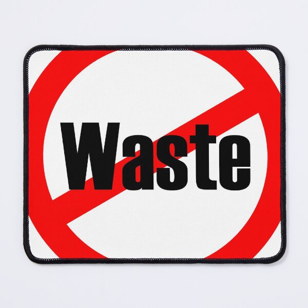 Item preview, Stop waste sign designed and sold by Anteia.