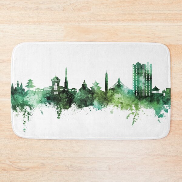 Item preview, Kathmandu Nepal Skyline designed and sold by ArtPrints.
