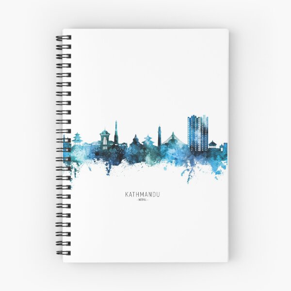 Item preview, Kathmandu Nepal Skyline designed and sold by ArtPrints.