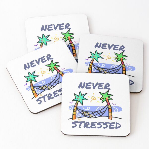 Item preview, Never stressed designed and sold by BlueThrow.