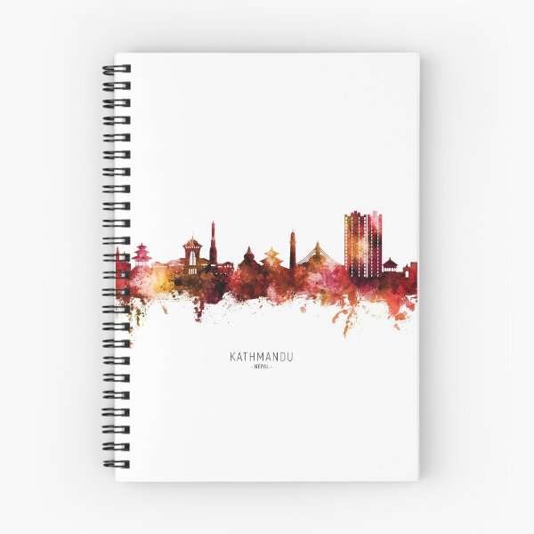 Item preview, Kathmandu Nepal Skyline designed and sold by ArtPrints.