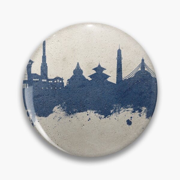 Artikelvorschau, Kathmandu Nepal Skyline entworfen und verkauft von ArtPrints.