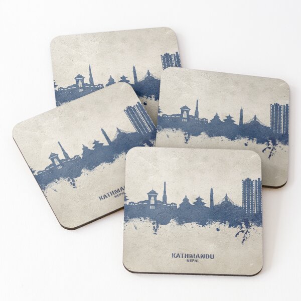 Item preview, Kathmandu Nepal Skyline designed and sold by ArtPrints.