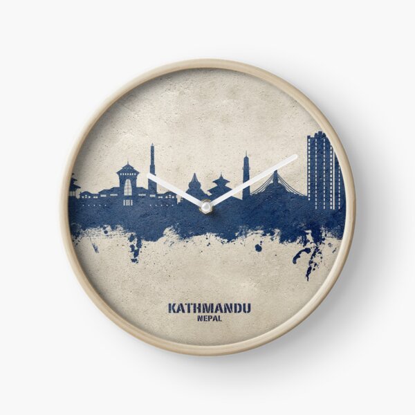 Item preview, Kathmandu Nepal Skyline designed and sold by ArtPrints.