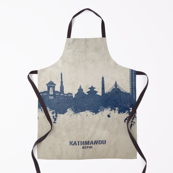 Item preview, Kathmandu Nepal Skyline designed and sold by ArtPrints.