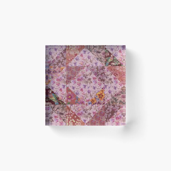 Item preview,  Decorative flower patchwork #6 designed and sold by fairytaleprints.