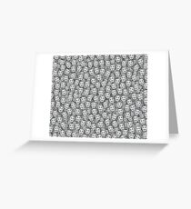 Anonymous masks Greeting Card