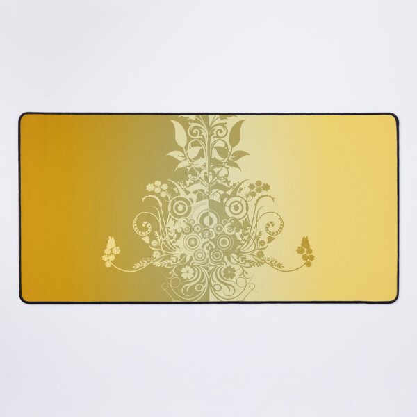 Item preview, Yellow bright gradient floral swirly designed and sold by Anteia.