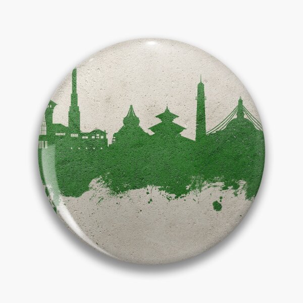 Artikelvorschau, Kathmandu Nepal Skyline entworfen und verkauft von ArtPrints.