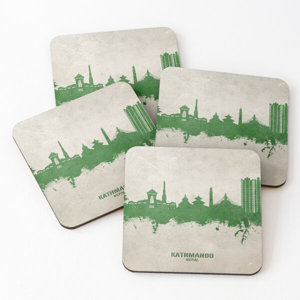 Item preview, Kathmandu Nepal Skyline designed and sold by ArtPrints.