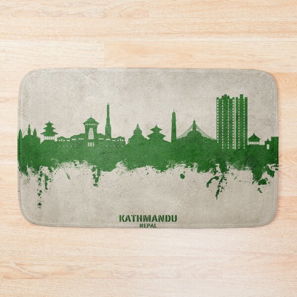 Item preview, Kathmandu Nepal Skyline designed and sold by ArtPrints.