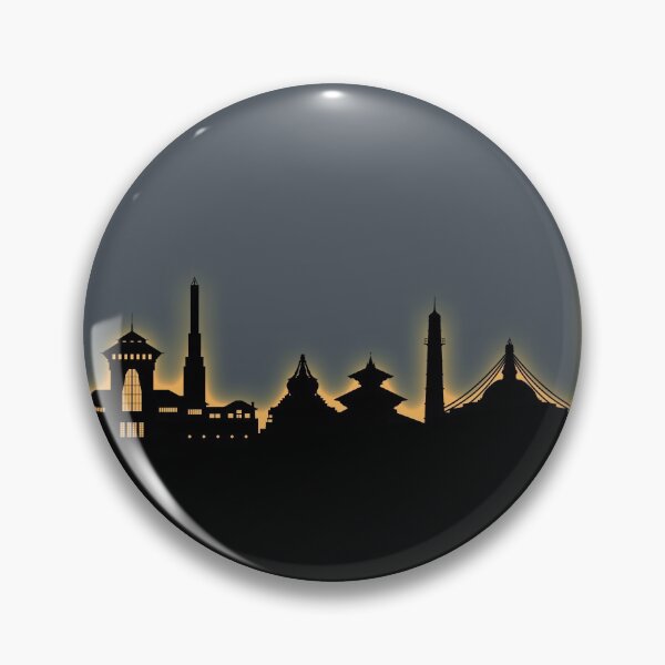 Artikelvorschau, Kathmandu Nepal Skyline entworfen und verkauft von ArtPrints.