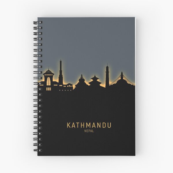 Artikelvorschau, Kathmandu Nepal Skyline entworfen und verkauft von ArtPrints.