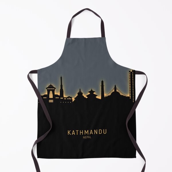 Item preview, Kathmandu Nepal Skyline designed and sold by ArtPrints.