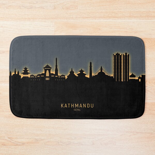Item preview, Kathmandu Nepal Skyline designed and sold by ArtPrints.